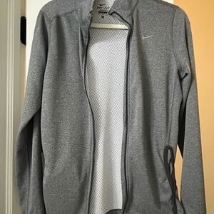 Nike Gray Full-Zip Jacket